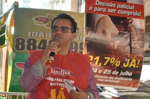 Aníbal Lins: defesa de direitos trabalhistas tem apoio irrestrito do SINDJUS/MA