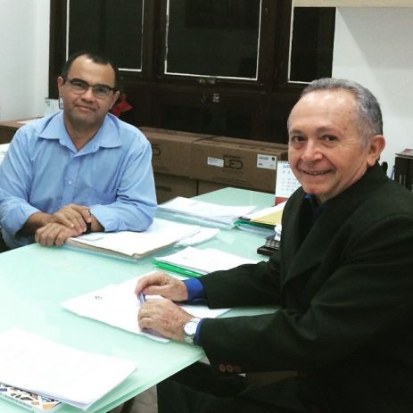Anibal Lins agradeceu a receptividade do Desembargador Vicente de Paula Castro.