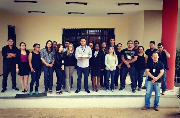 Servidores de Balsas, também protestaram contra o bolo dado pela adminstração