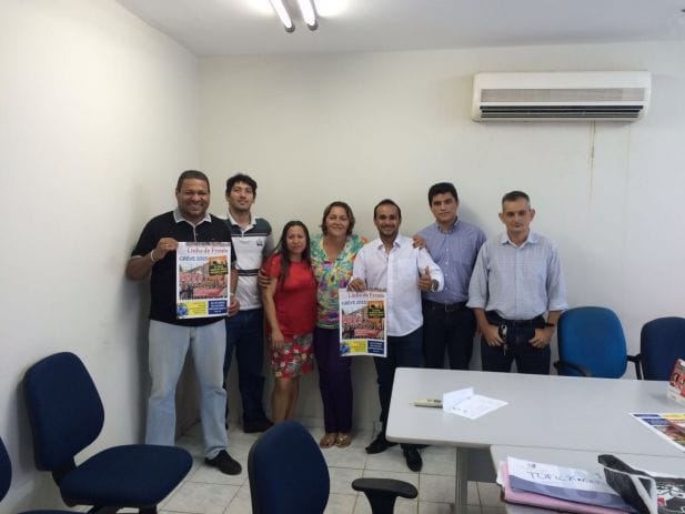 Na foto, a visita da comissão do SINDJUS-MA na comarca de Pindaré-Mirim.