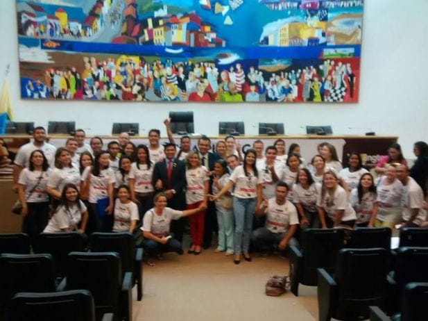 Integrantes do movimentos "Nomeação Já" que buscam a nomeação para os cargos vagos do TJ/MA