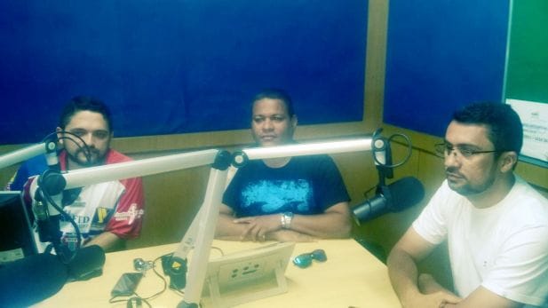 Da esquerda para à direita: Artur Filho, Marco Gilson e Márcio Luís.