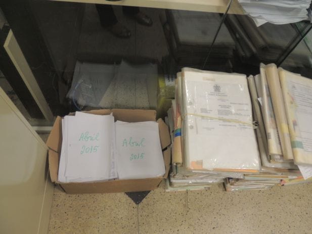 Devido a escassez de servidores, há processos iniciais de Abril que ainda não foram autuados.