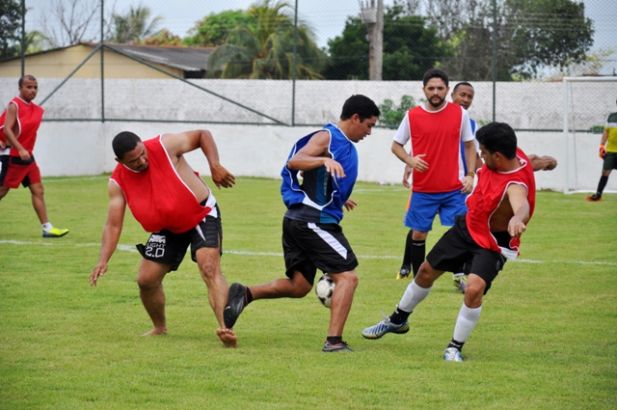 Jogo teste realizado em 15 de maio. Foto: Arquivo