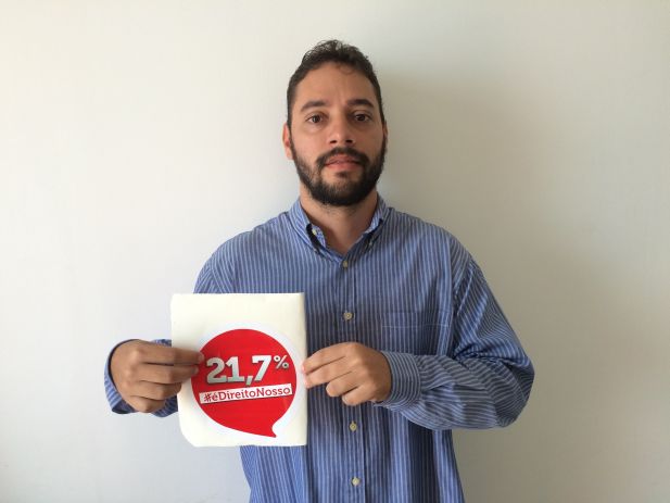O servidor Ítalo Augusto é o responsável na Central de Mandados.