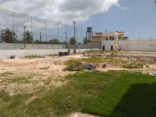 Com o fim das obras o espaço passará por completa limpeza