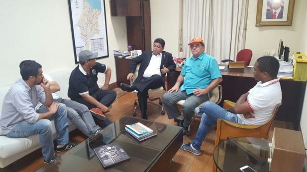 Diretores do SINDJUS/MA estiveram reunidos com o secretário Marcio Jerry