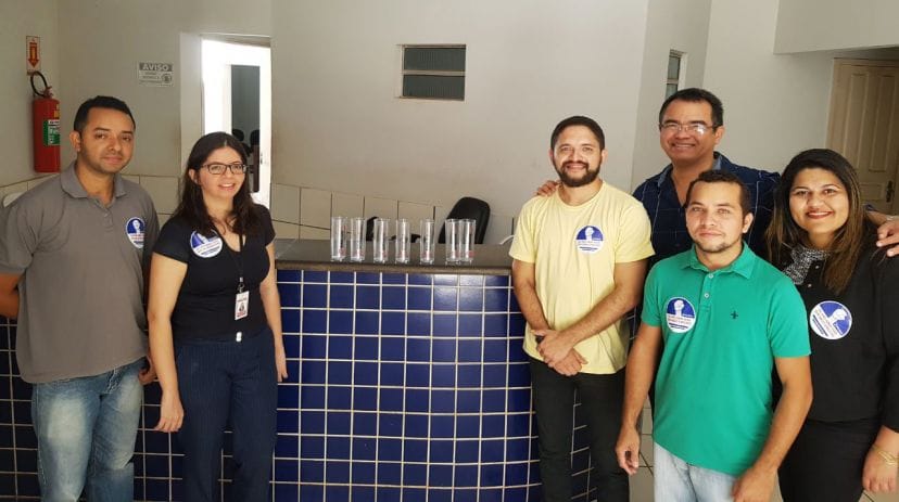 Servidores da Comarca de Vitória do Mearim e a comitiva do 'Sindjus-MA na Estrada'