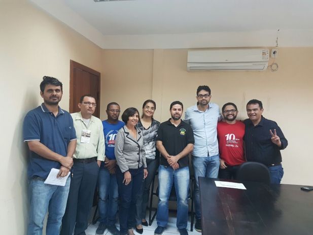 Servidores na Assembleia Regional de Barra-do-Corda.
