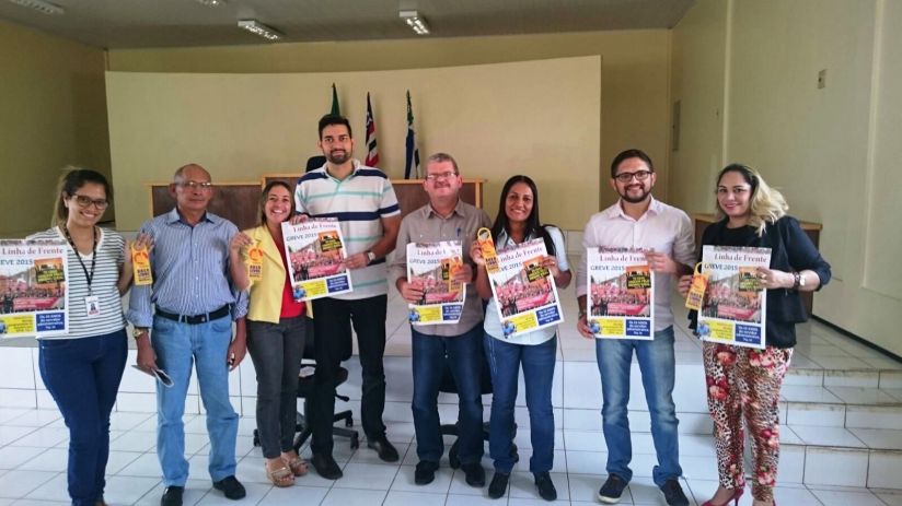 Diretores do SINDJUS-MA durante visita à comarca de Coelho Neto.