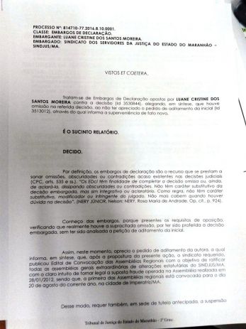 A tentativa de impedir que os servidores do Interior participem da Assembleia Geral Regional foi frustrada pela Justiça.