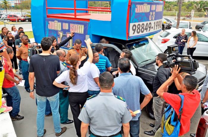 TJ-MA usou força policial para tentar impedir manifestação dos servidores.