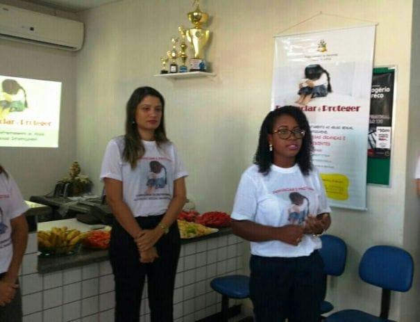 As servidores da 3ª Vara de Balsas chamaram atenção para necessidade da união da sociedade e do Estado na  proteção das crinças e adolescentes.