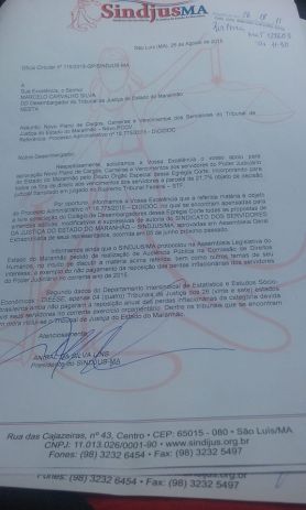 O SINDJUS-MA aguarda que o Novo PCCV seja aprovado com urgência pelo TJ-MA.